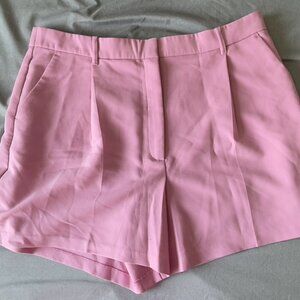 Abercrombie High-Rise Tailored Shorts